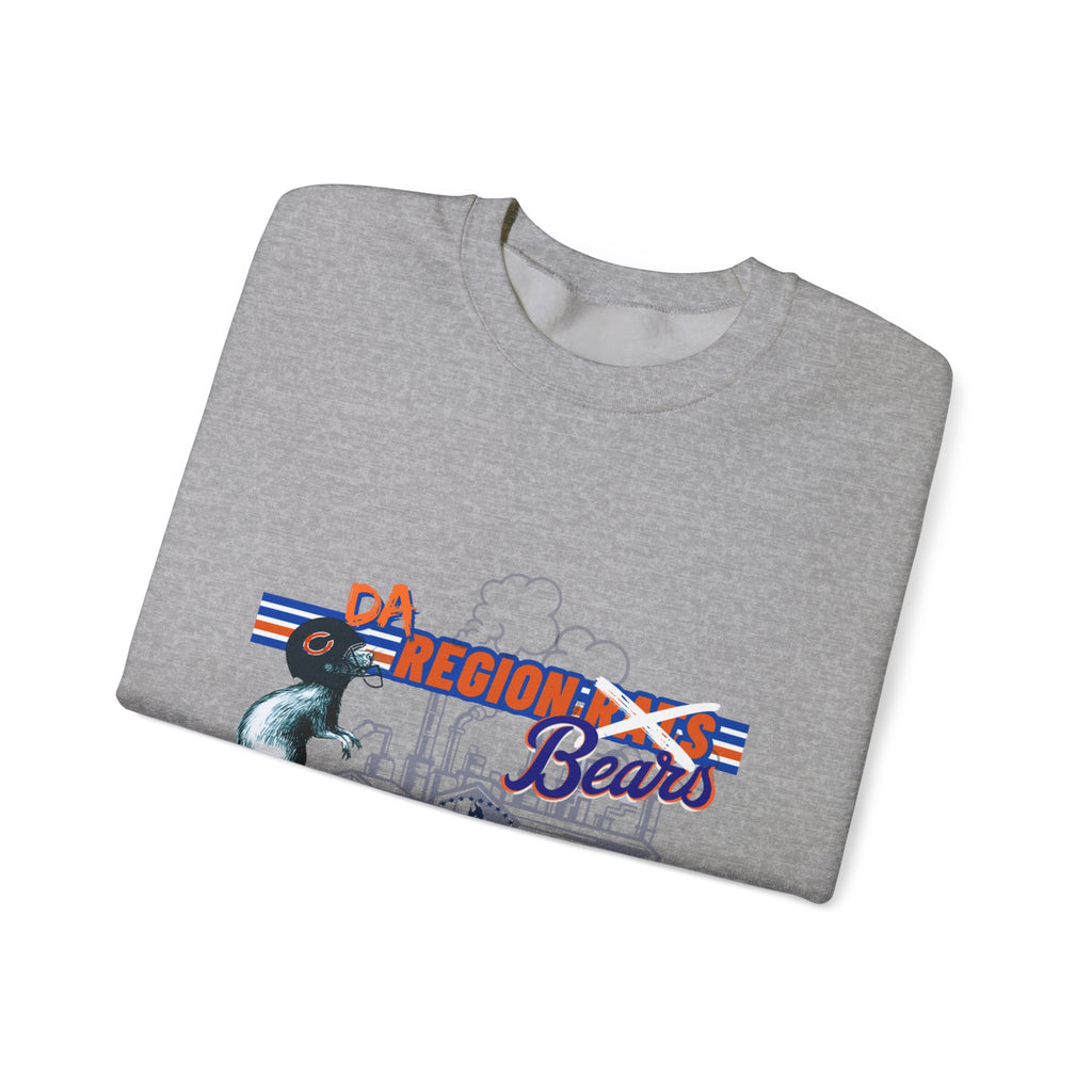 Region Bears Crewneck Sweatshirt – Vintage City Skyline Bear Graphic