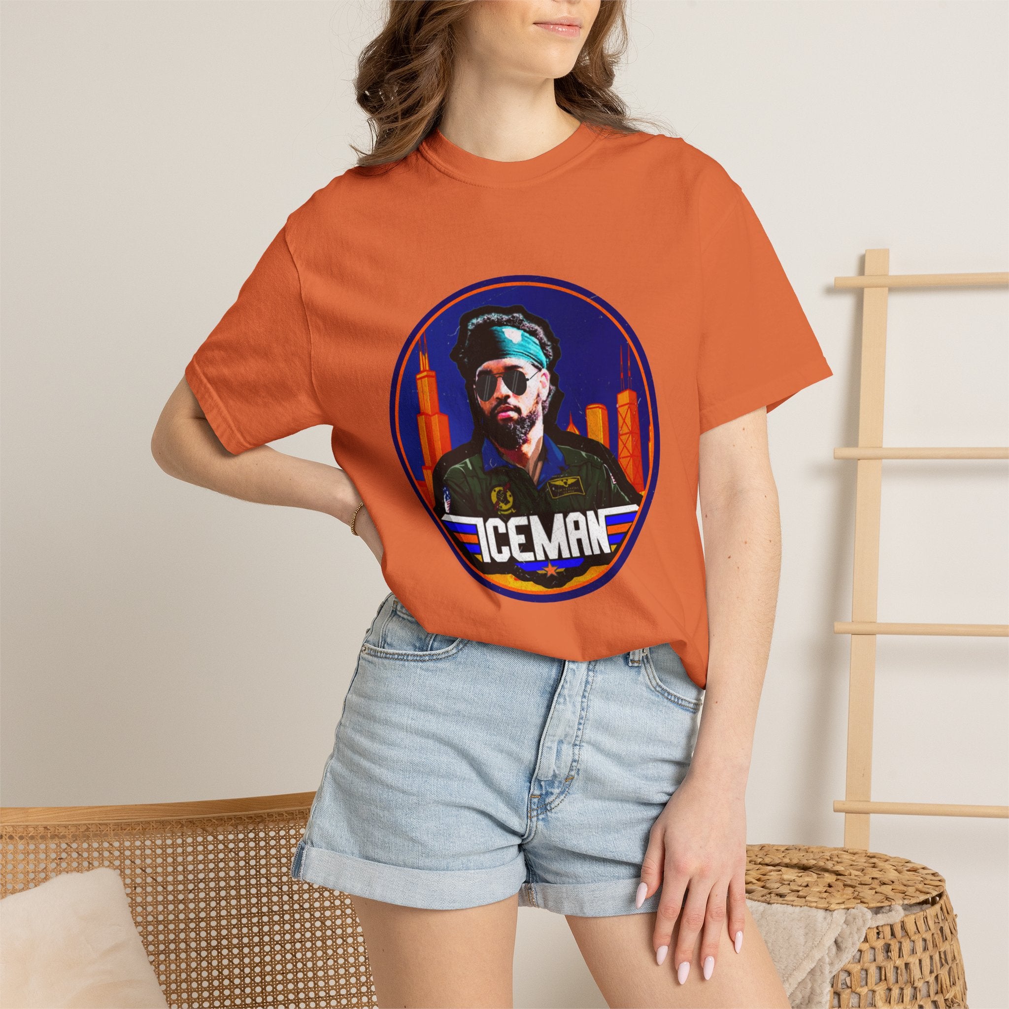 Iceman Retro Graphic T-Shirt — Vintage City Pilot Design