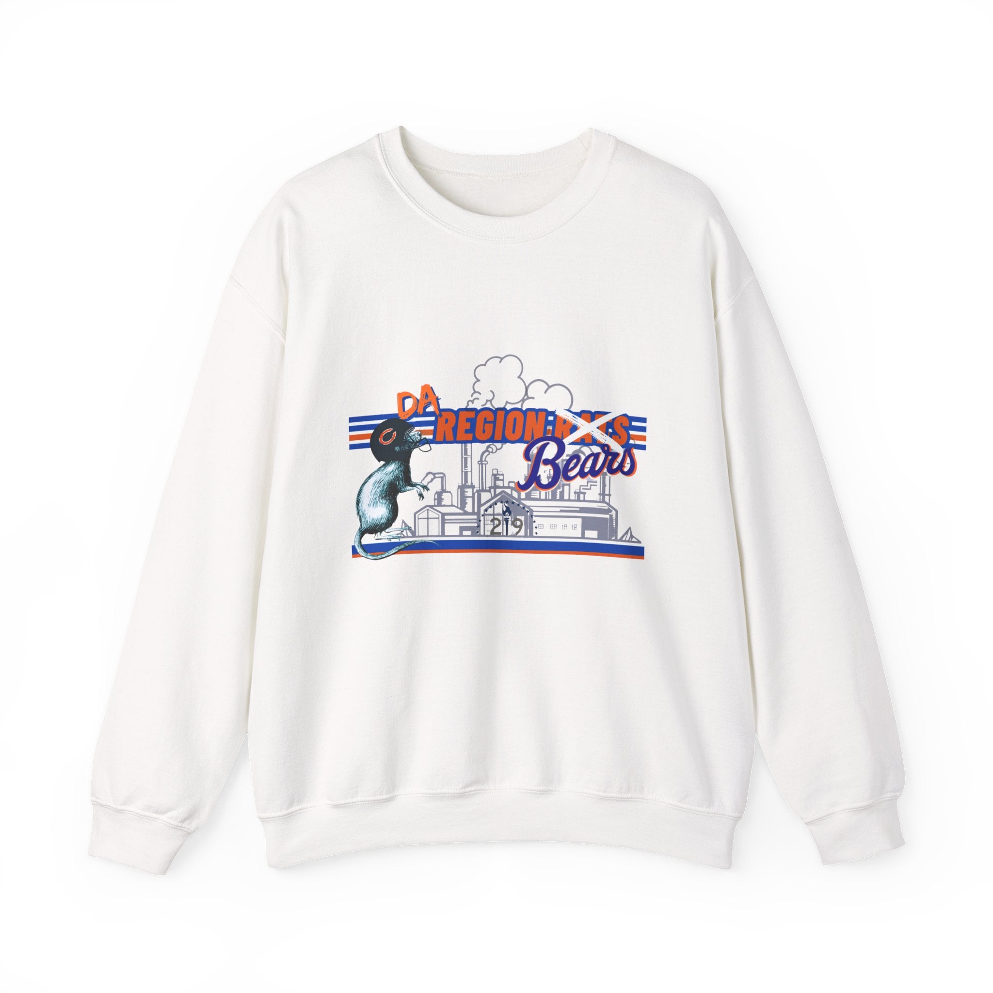 Region Bears Crewneck Sweatshirt – Vintage City Skyline Bear Graphic