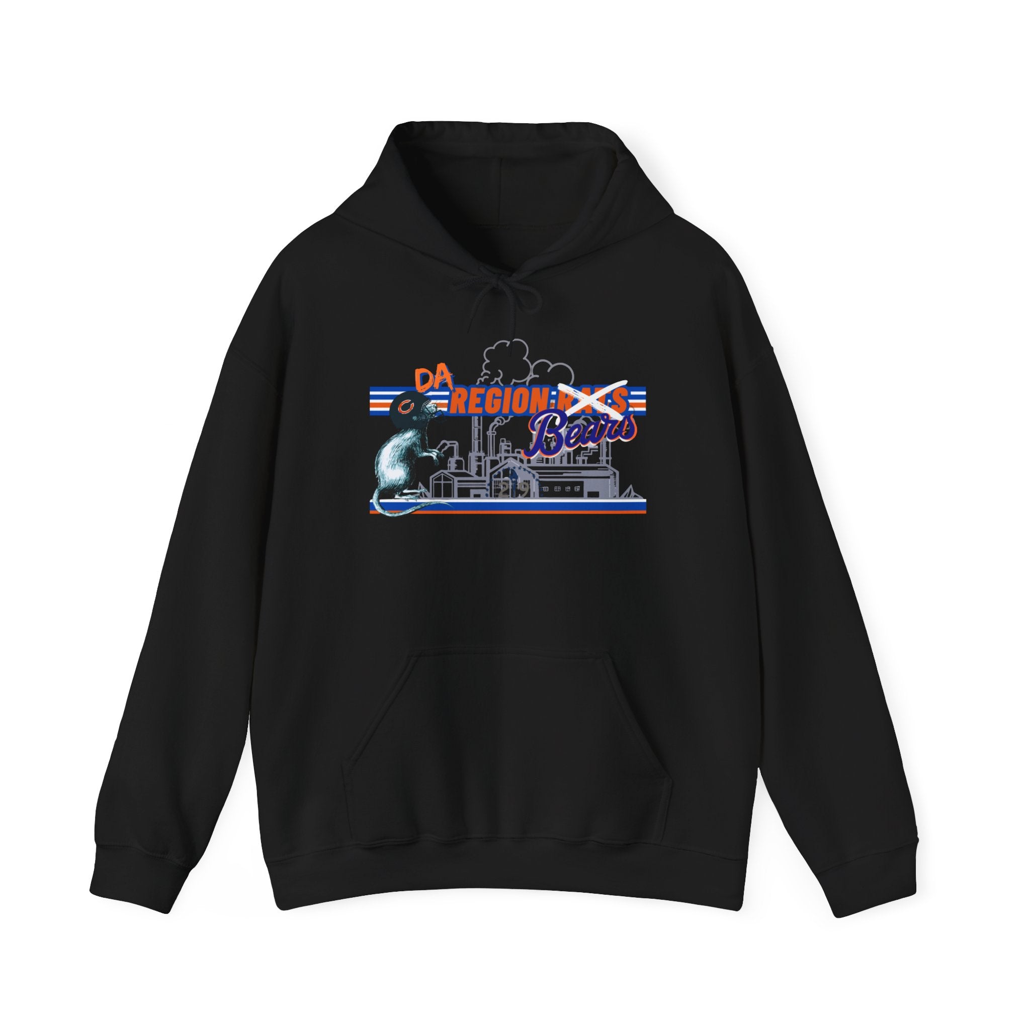Region Bears Hoodie — Vintage Team Logo Hooded Sweatshirt