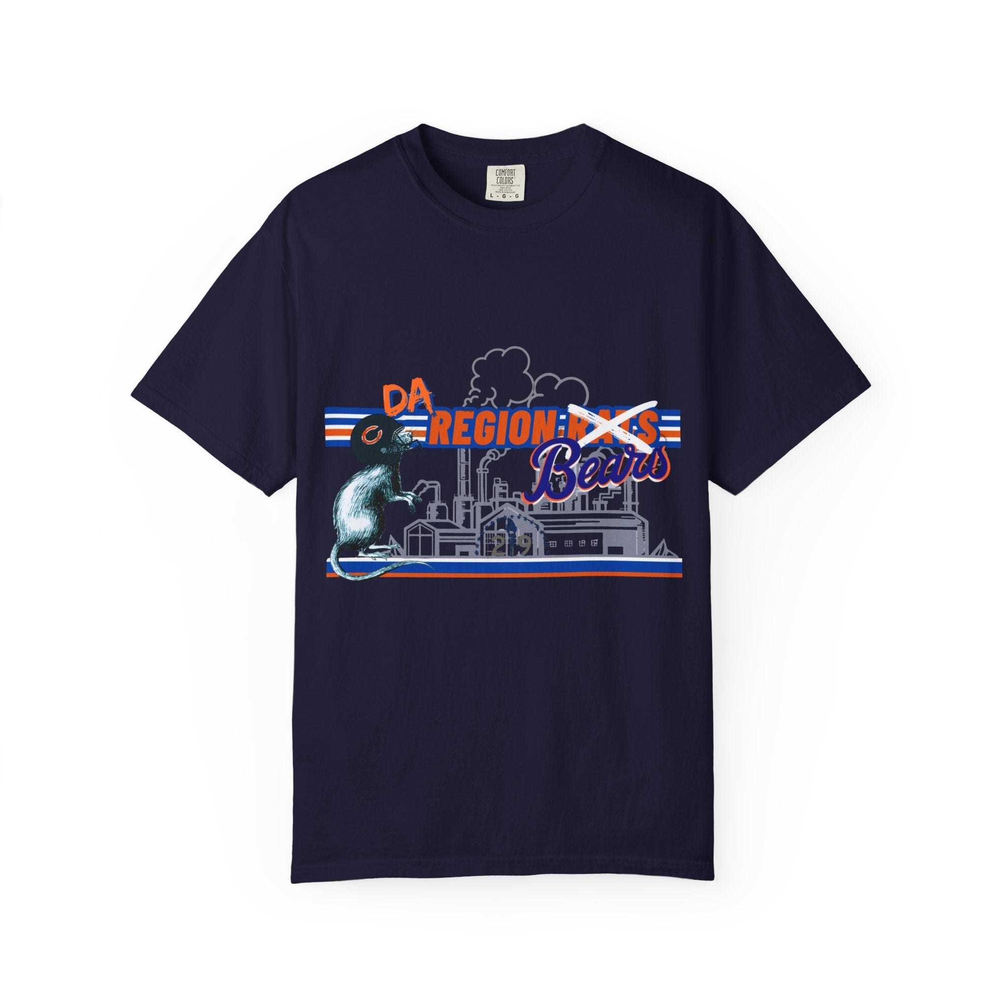 Region X Bears Graphic T-Shirt — Vintage Sports Cityscape Tee
