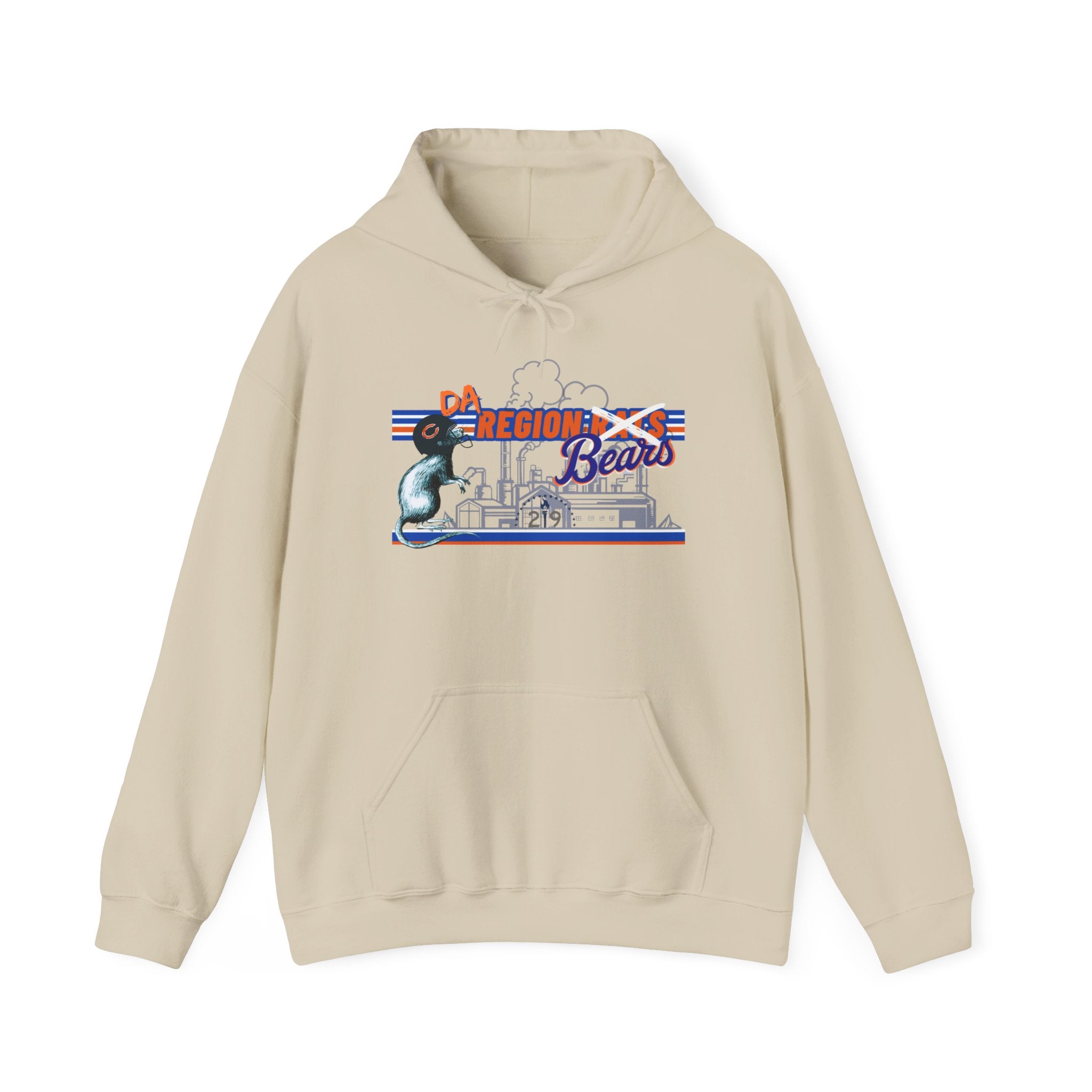 Region Bears Hoodie — Vintage Team Logo Hooded Sweatshirt