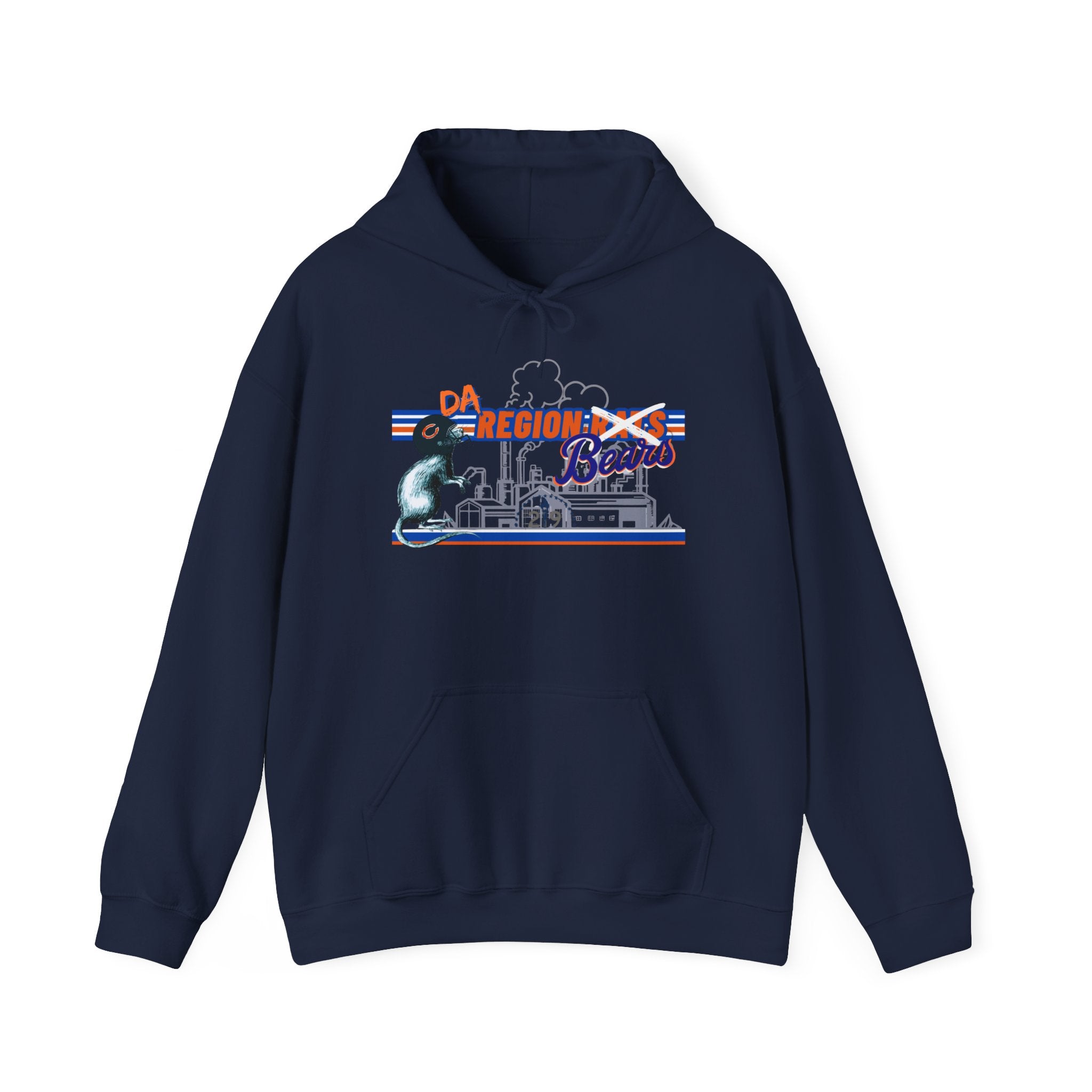 Region Bears Hoodie — Vintage Team Logo Hooded Sweatshirt