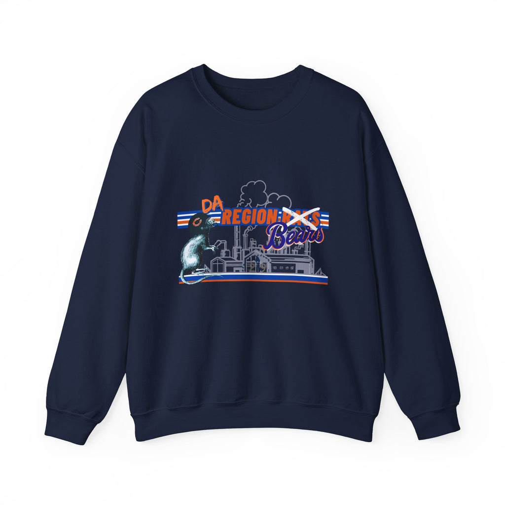 Region Bears Crewneck Sweatshirt – Vintage City Skyline Bear Graphic
