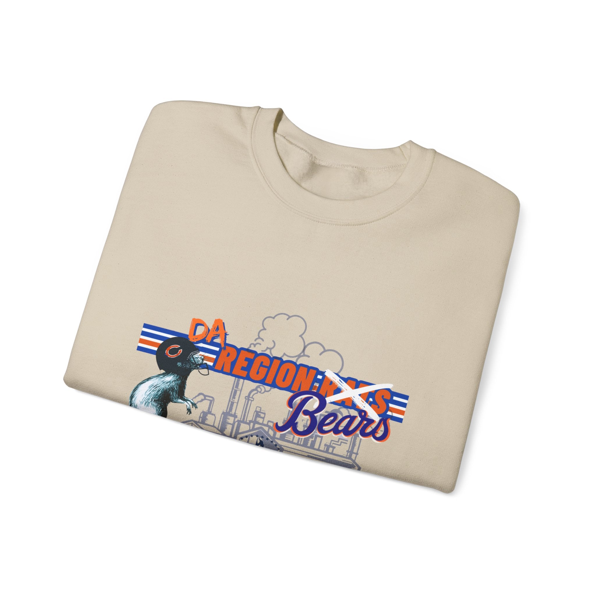 Region Bears Crewneck Sweatshirt – Vintage City Skyline Bear Graphic