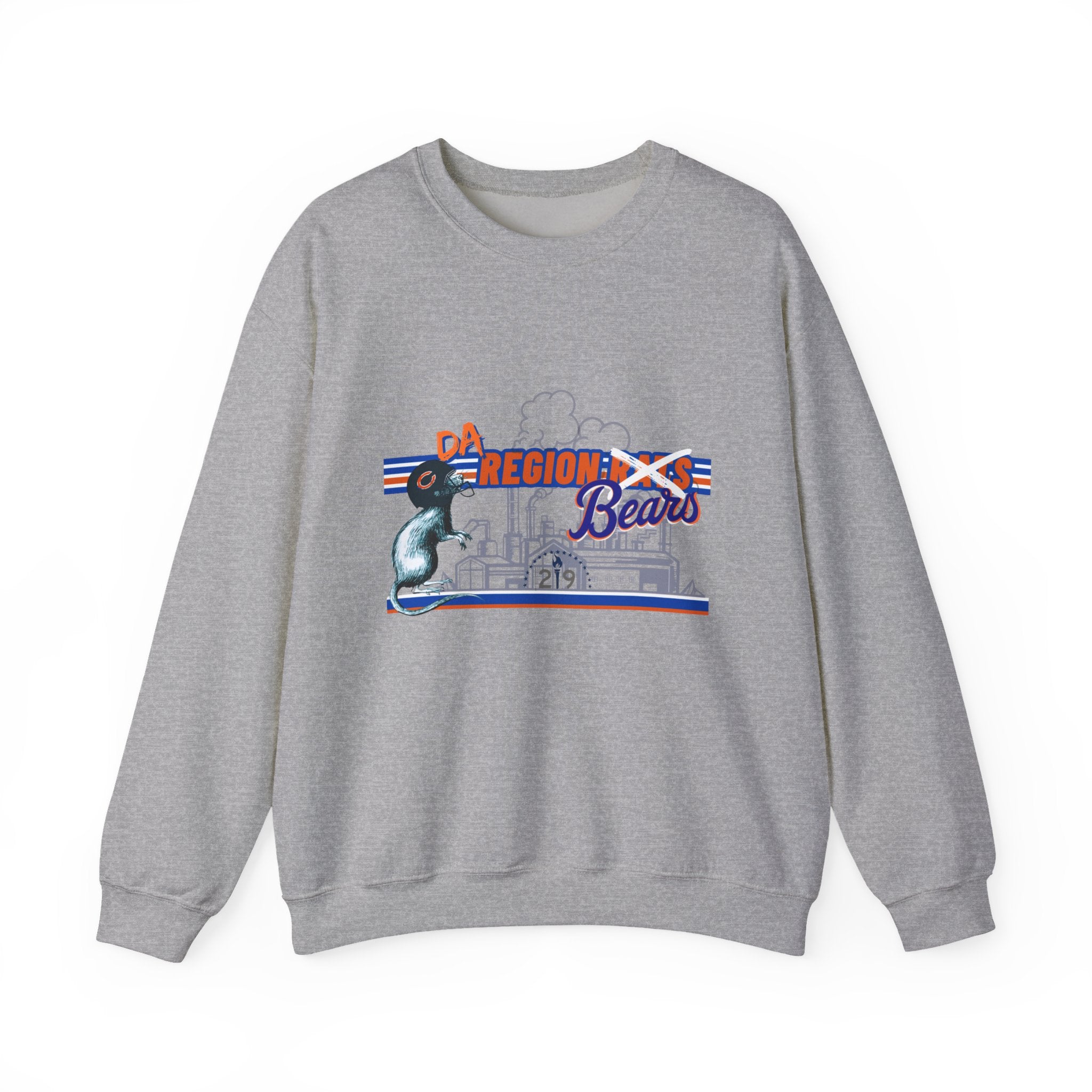 Region Bears Crewneck Sweatshirt – Vintage City Skyline Bear Graphic