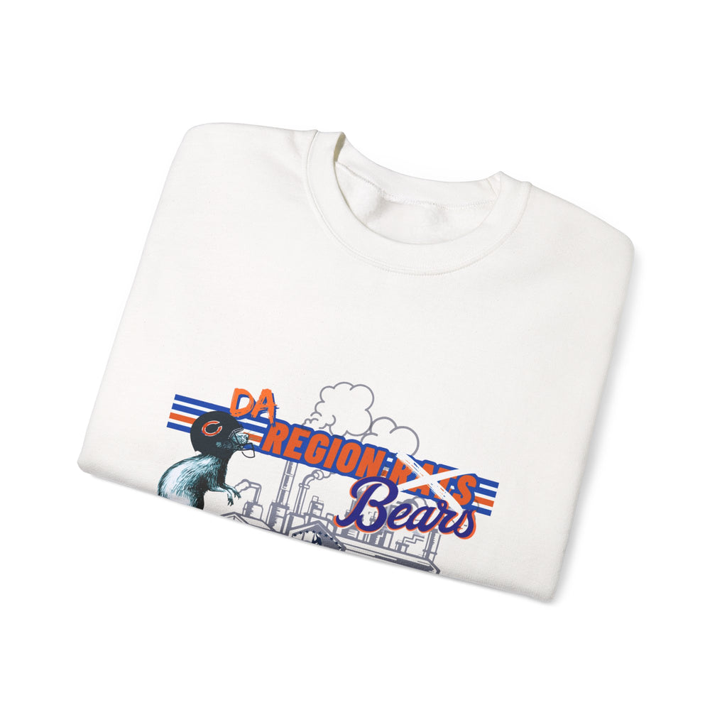 Region Bears Crewneck Sweatshirt – Vintage City Skyline Bear Graphic
