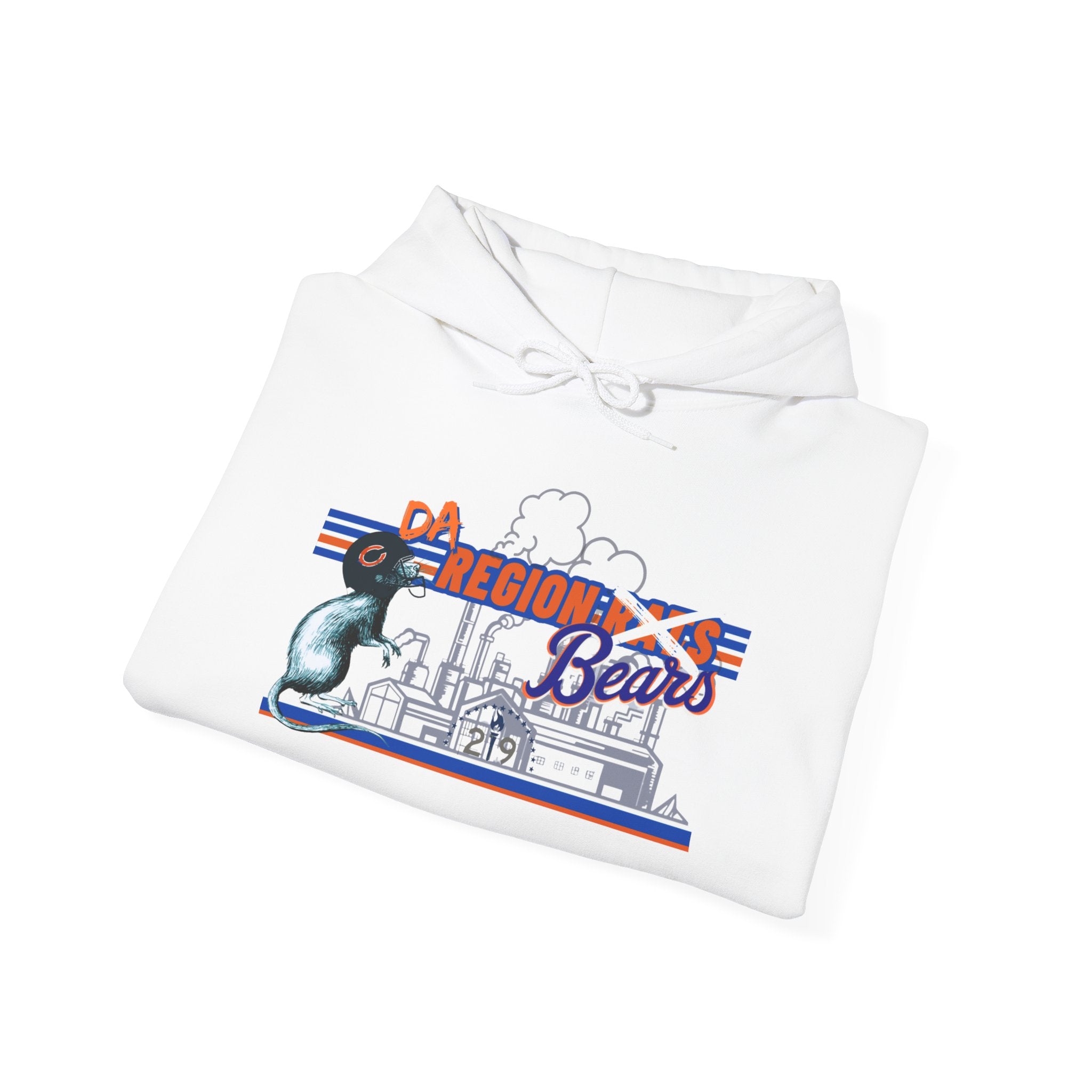 Region Bears Hoodie — Vintage Team Logo Hooded Sweatshirt