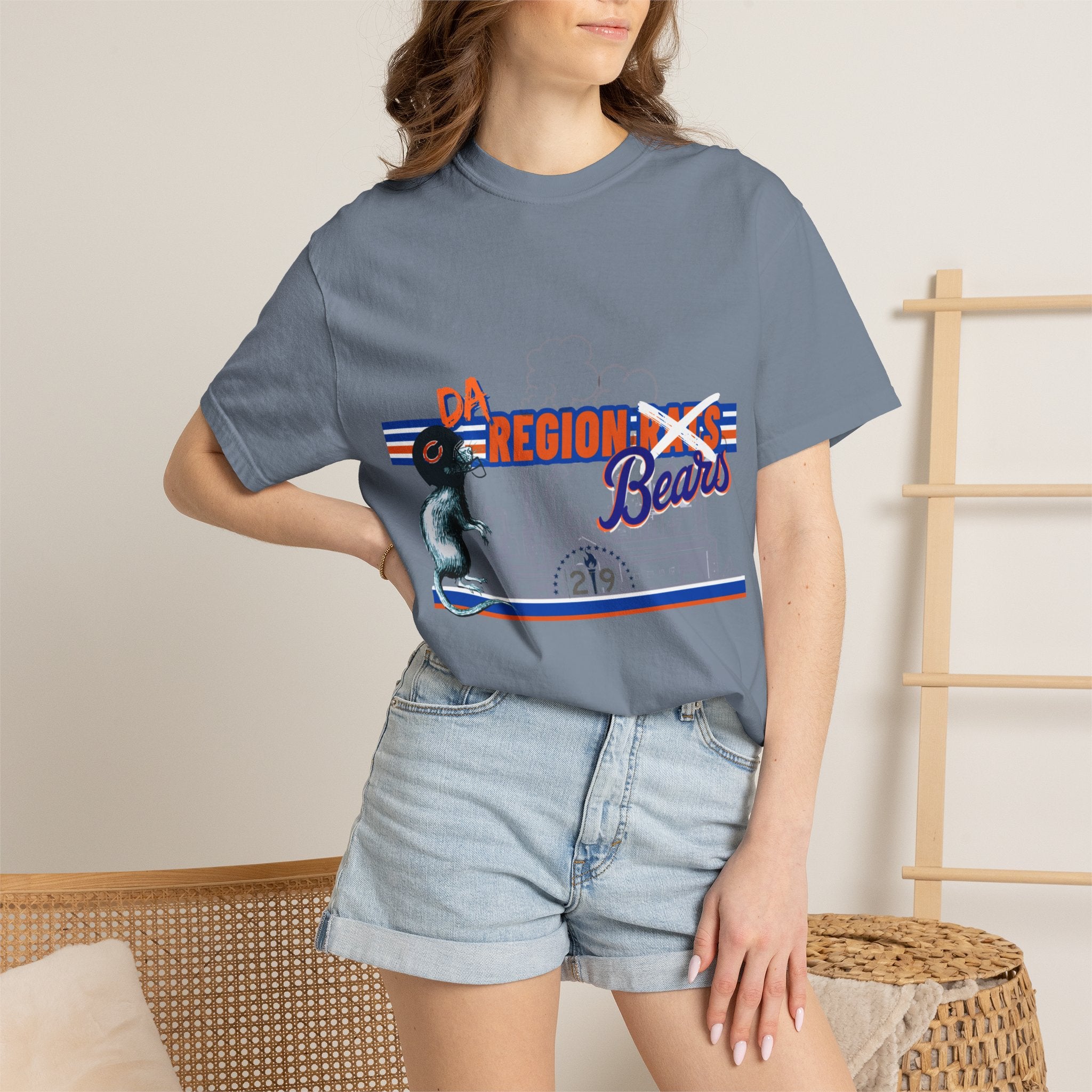 Region X Bears Graphic T-Shirt — Vintage Sports Cityscape Tee