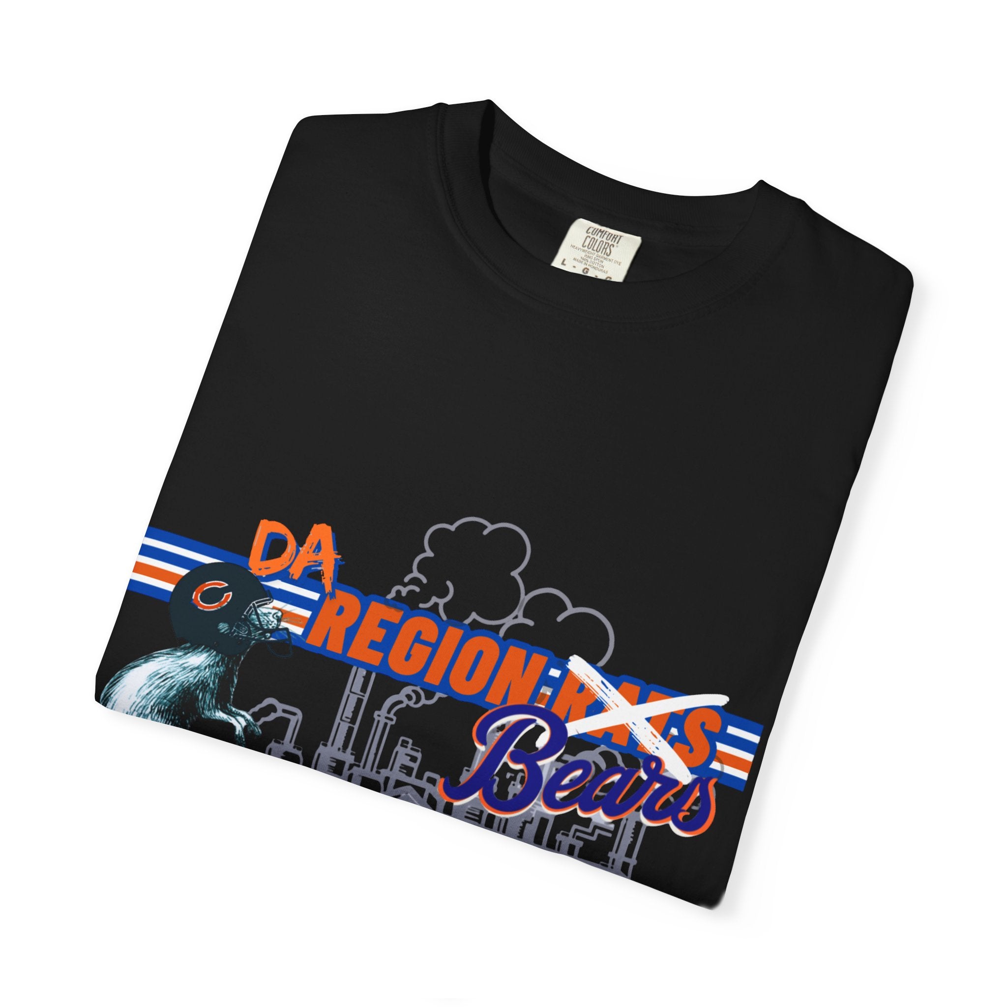 Region X Bears Graphic T-Shirt — Vintage Sports Cityscape Tee