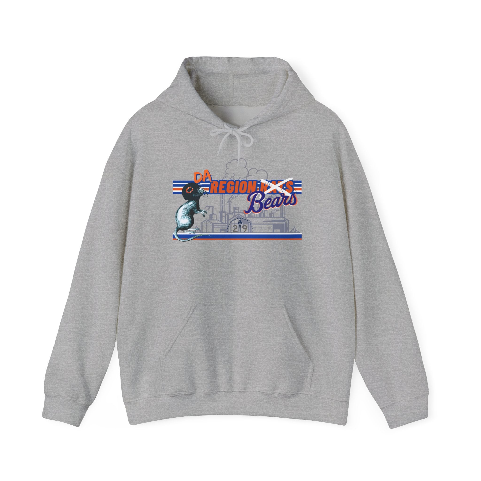 Region Bears Hoodie — Vintage Team Logo Hooded Sweatshirt