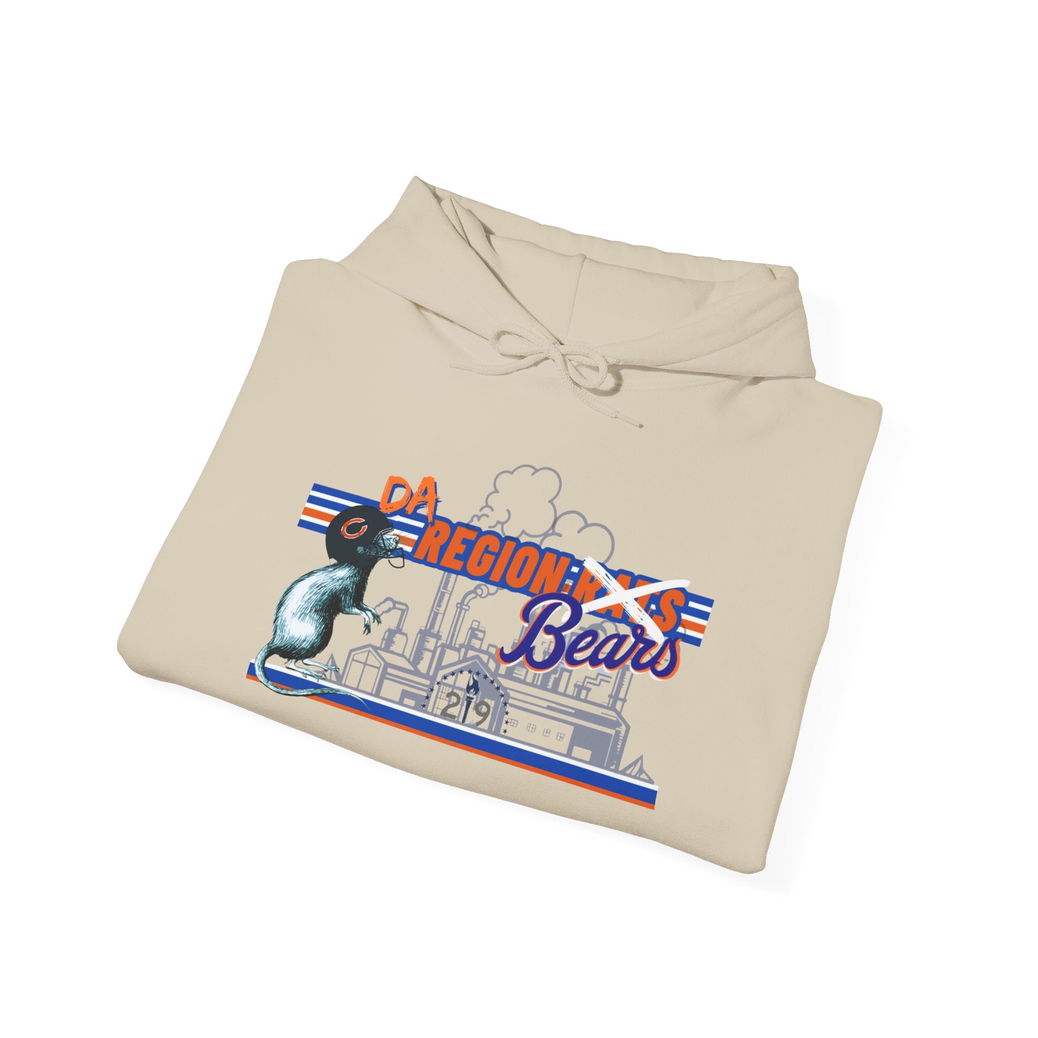 Region Bears Hoodie — Vintage Team Logo Hooded Sweatshirt