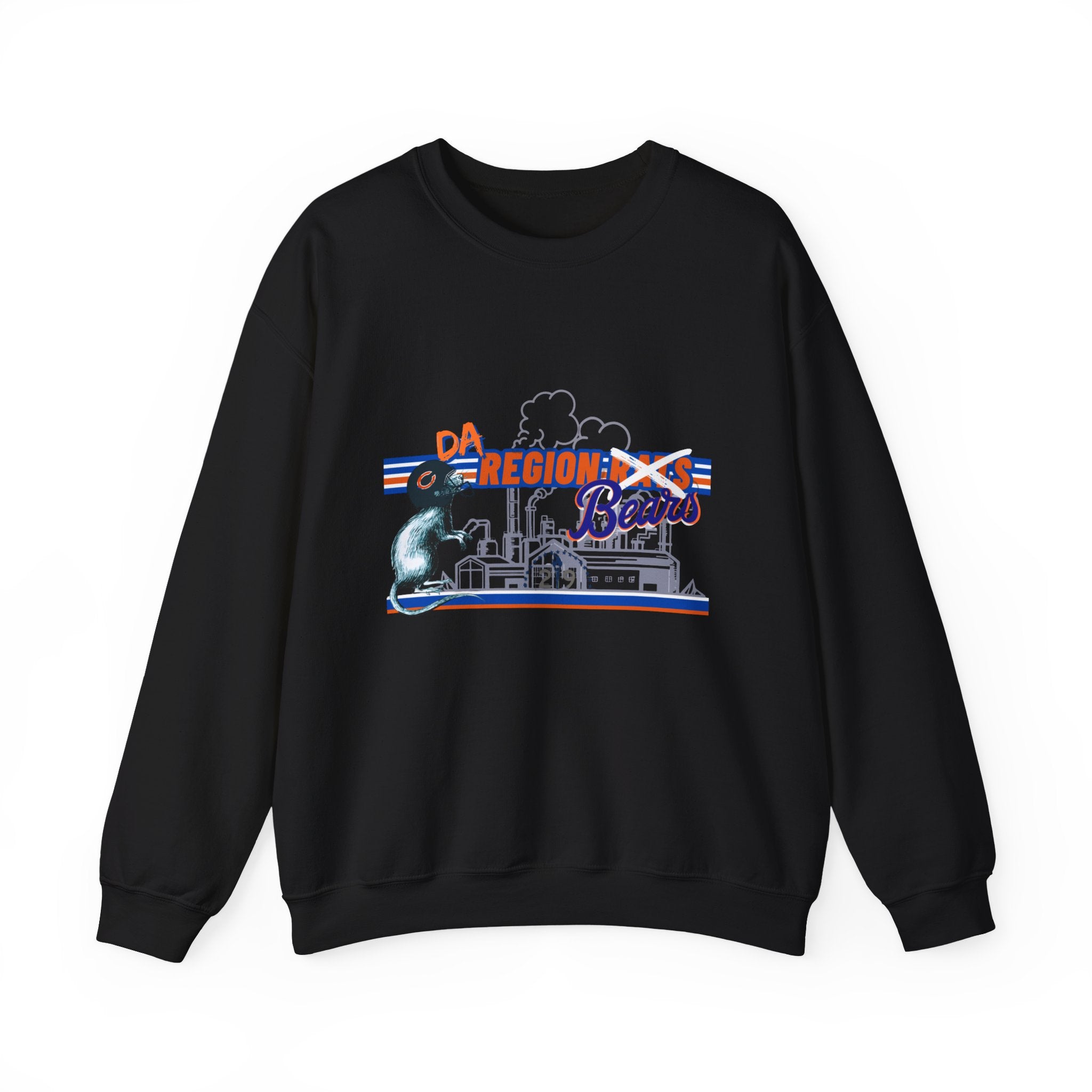 Region Bears Crewneck Sweatshirt – Vintage City Skyline Bear Graphic