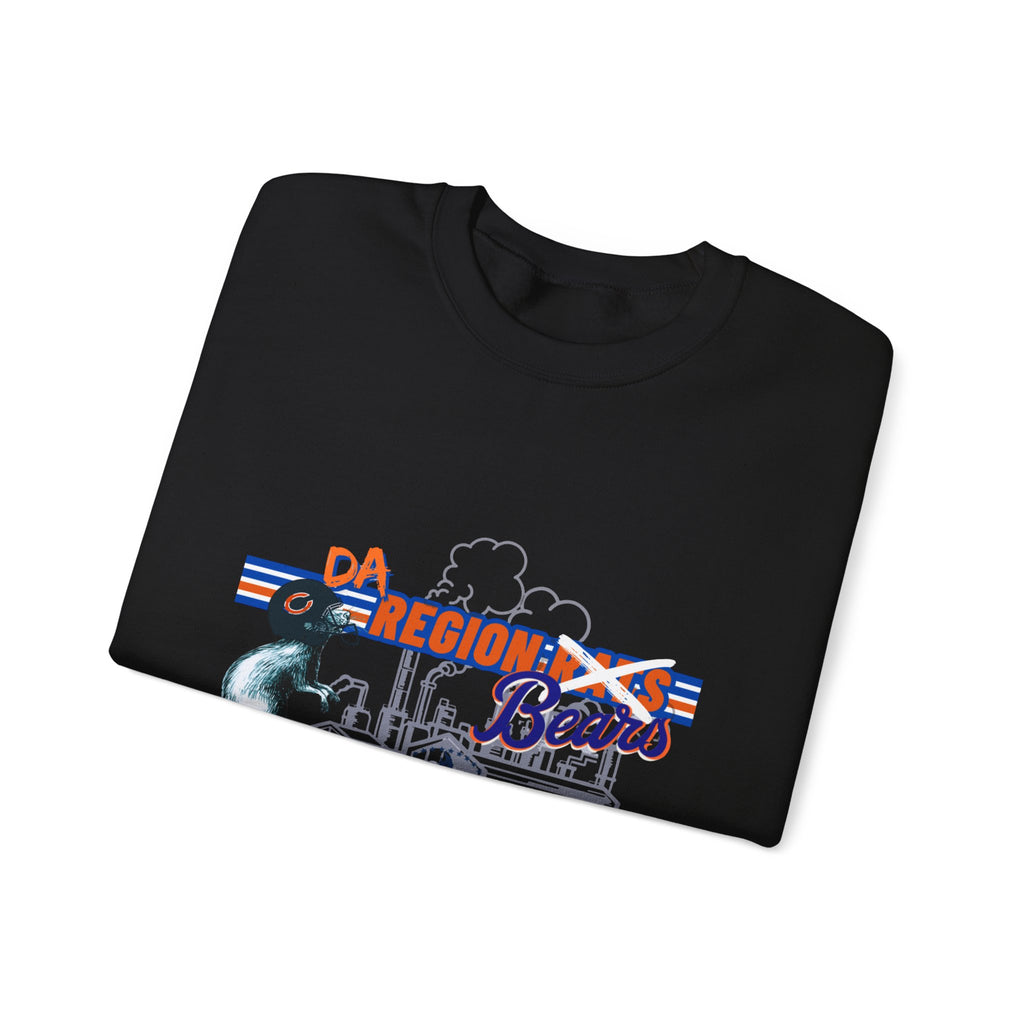 Region Bears Crewneck Sweatshirt – Vintage City Skyline Bear Graphic