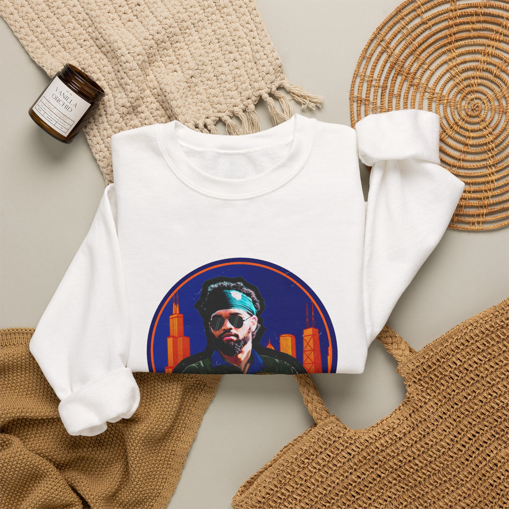 Iceman Graphic Crewneck Sweatshirt – Retro City Badge Design
